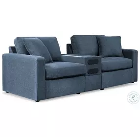 Modmax Ink Performance Fabric Modular Sectional Sofa with Audio Console