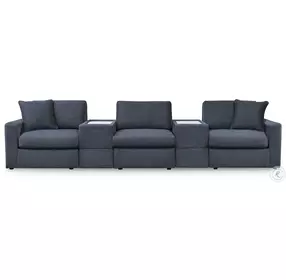 Modmax Ink 5-Piece Performance Fabric Modular Sectional with Storage Consoles
