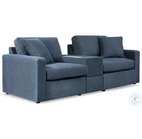 Modmax Ink Performance Fabric Modular Sectional Sofa with Storage Console