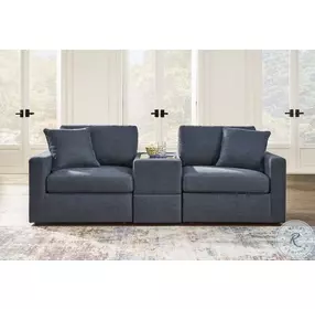 Modmax Ink Performance Fabric Modular Sectional Sofa with Storage Console