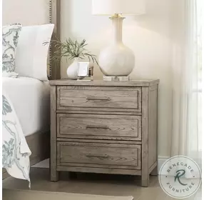 Cedar Ridge Luca Aged Taupe Nightstand