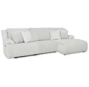 Top Tier Alloy 3 Piece Modular Reclining Sectional