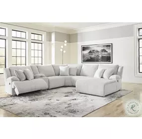Top Tier Alloy Modular Reclining 6 Piece Sectional with RAF Chaise