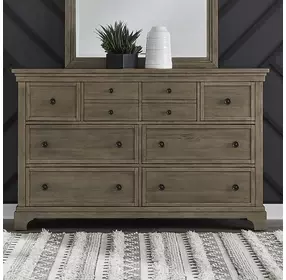 Haven Hills Camel Beige 7 Drawer Dresser
