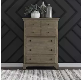 Haven Hills Camel Beige 5 Drawer Chest