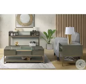 Hyde Caviar Rectangle End Table