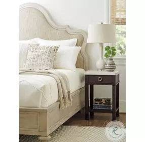 Malibu Cast Concrete And Rich Espresso Surfwood Escondido Nightstand By Barclay Butera