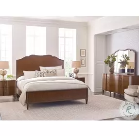 Vantage Carlisle Warm Brown Tourmaline Queen Panel Bed
