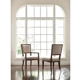 Pinnacle Ellington Warm Brown Tourmaline Arm Chair Set Of 2