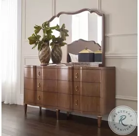 Pinnacle Warm Brown Tourmaline Landscape Mirror