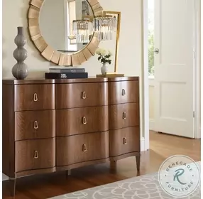 Pinnacle Stratford Warm Brown Tourmaline Drawer Dresser