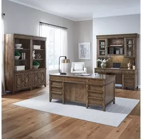Carolina Park Amber Brown 66" Executive Credenza