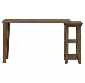 Carolina Park Amber Brown Rectangular Console Table
