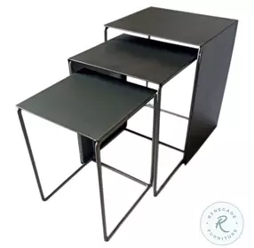 Imez Gray 3 Piece Nesting Table