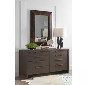 Park City Chocolate Brown Meadows Rectangular Mirror