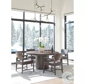 Park City Chocolate Brown Highland Leather Dining Chair