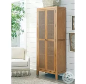 Laguna Light Nutmeg Surf Storage Cabinet by Barclay Butera