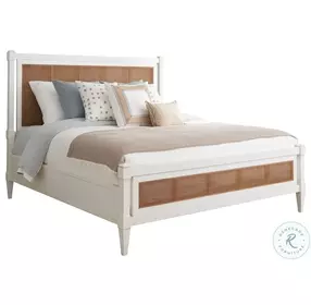 Laguna Linen White And Light Nutmeg Strand Poster Bedroom Set by Barclay Butera