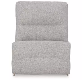 Acklen Place Pewter Performance Fabric Armless Chair
