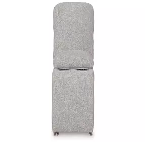 Acklen Place Pewter Performance Fabric Console with Storage