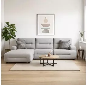 Acklen Place Pewter 3 Piece Performance Fabric Power Reclining Sectional with LAF Chaise