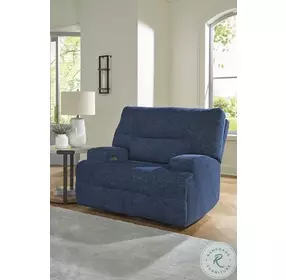 Acklen Place Navy Performance Fabric Power Recliner