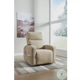 Starganza Taupe Performance Fabric Power Lift Recliner