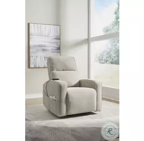 Starganza Smoke Performance Fabric Power Lift Recliner