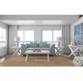 Nadine Bright White End Table