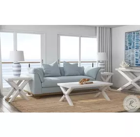 Nadine Bright White Console Table