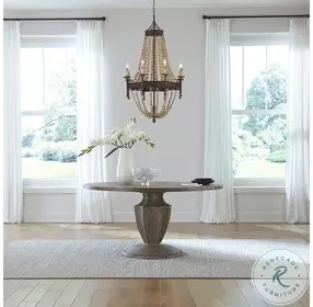 Westfield Havana Brown Round Pedestal Dining Room Set