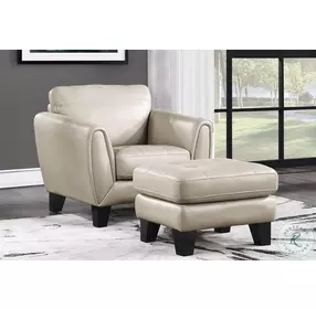Spivey Beige Ottoman