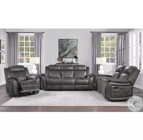 Centeroak Gray Recliner