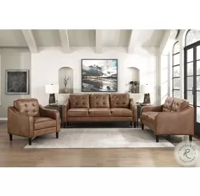 Mallory Brown Loveseat
