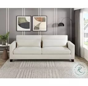 Emory Ivory 89" Sofa