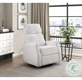 Carly Quartz Swivel Recliner