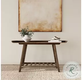 Ornelas Mango Brown Console Table