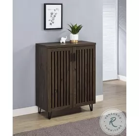 Brixton Smoked Oak 2 Door Shoe Storage Cabinet