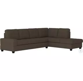 Maston Chocolate 2 Piece Reversible Sectional