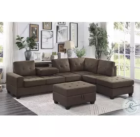 Maston Chocolate Storage Ottoman