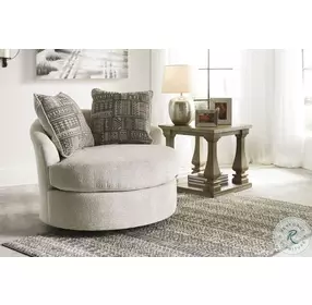 Soletren Stone Swivel Accent Chair