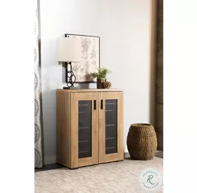 Bristol Golden Oak Accent Cabinet