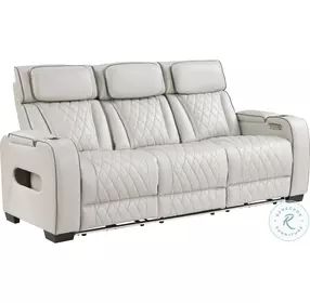 Fairway Taupe Double Power Reclining Living Room Set