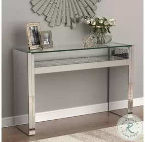 Edna Silver 1 Shelf Console Table