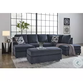 Albar Place Cobalt Oversized Accent Ottoman