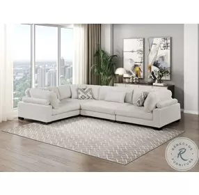 Tinley Beige 4 Piece Modular Sectional