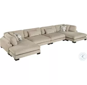 Tinley Brown 4 Piece Reversible Sectional