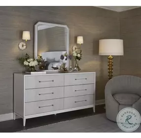 Ashford White Lacquer And Alabaster Dresser