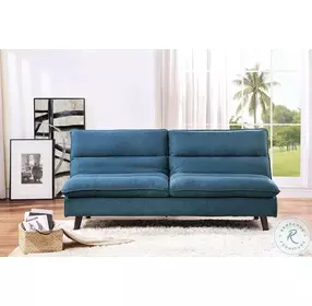 Mackay Blue Elegant Lounger