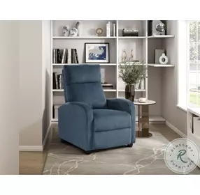Parsons Midnight Blue Recliner